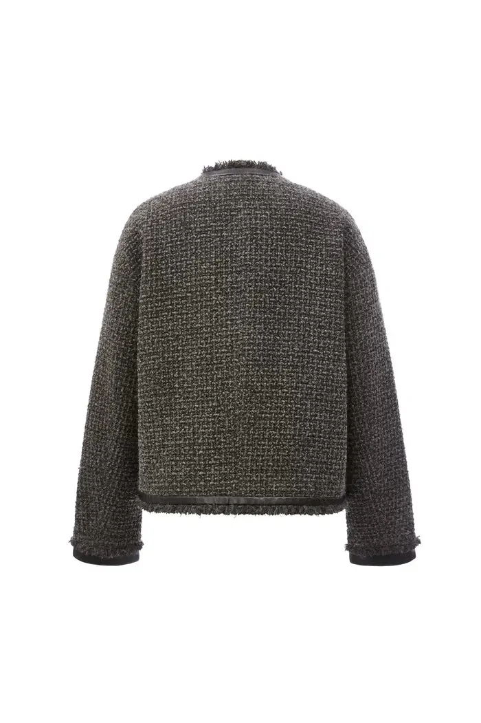 Lucia Jacket in Wool Blend Tweed