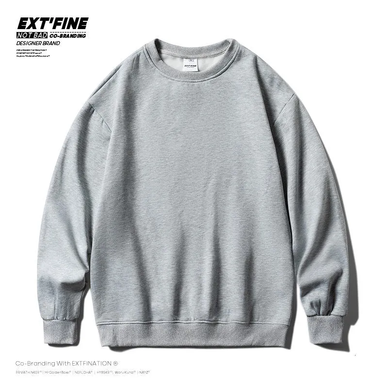 Men Solid Color  Sweatshirts Male Oversized Hoodies Streetwear