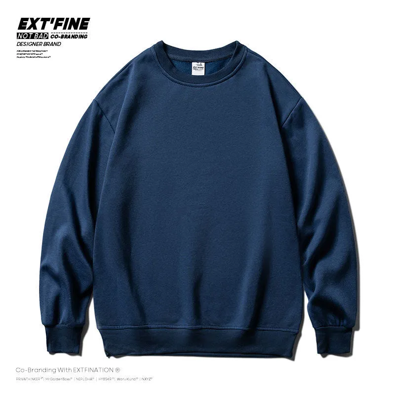 Men Solid Color  Sweatshirts Male Oversized Hoodies Streetwear