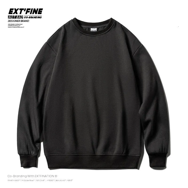 Men Solid Color  Sweatshirts Male Oversized Hoodies Streetwear