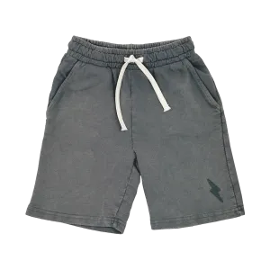 Mineral Black Sweat Shorts