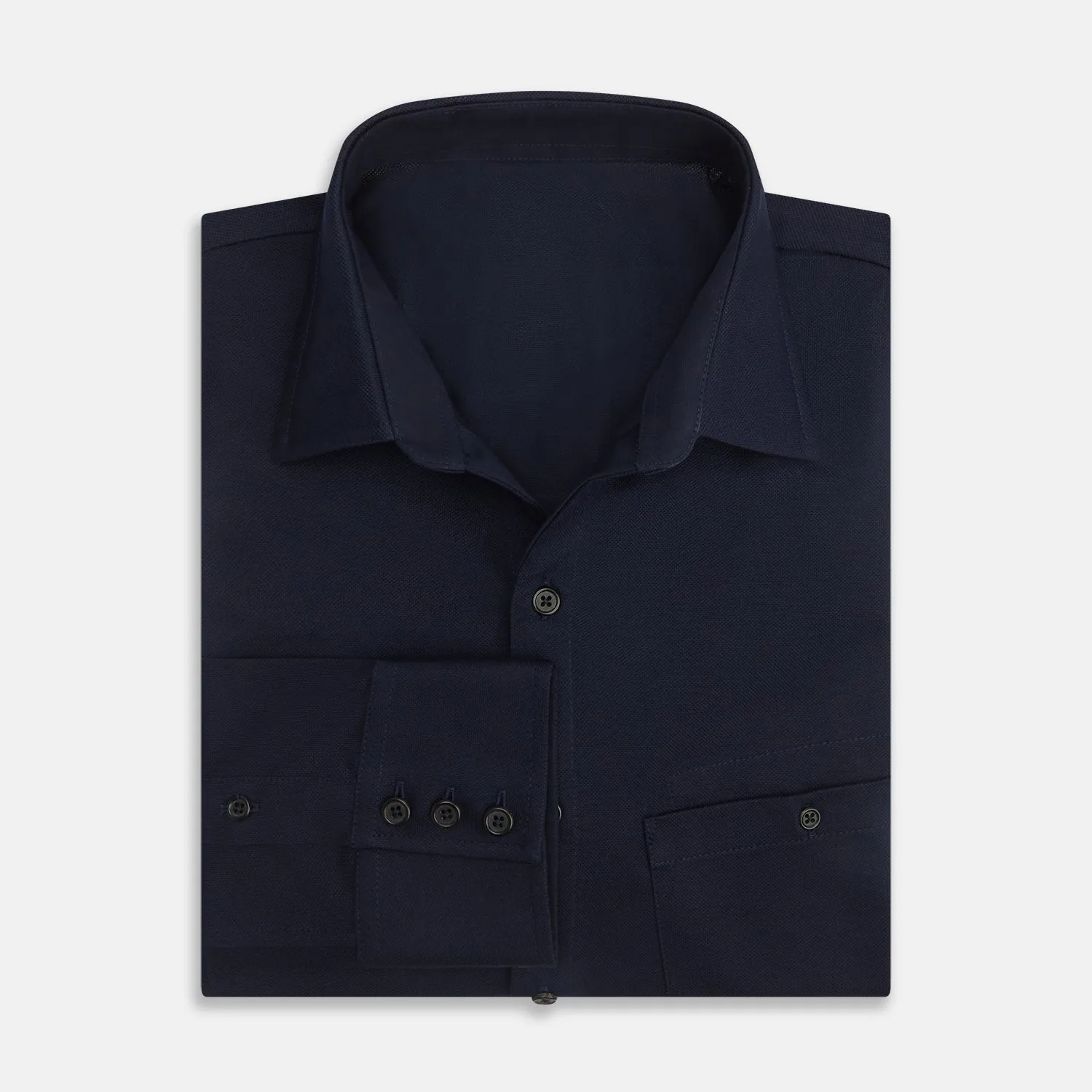 Navy Pique Shirt