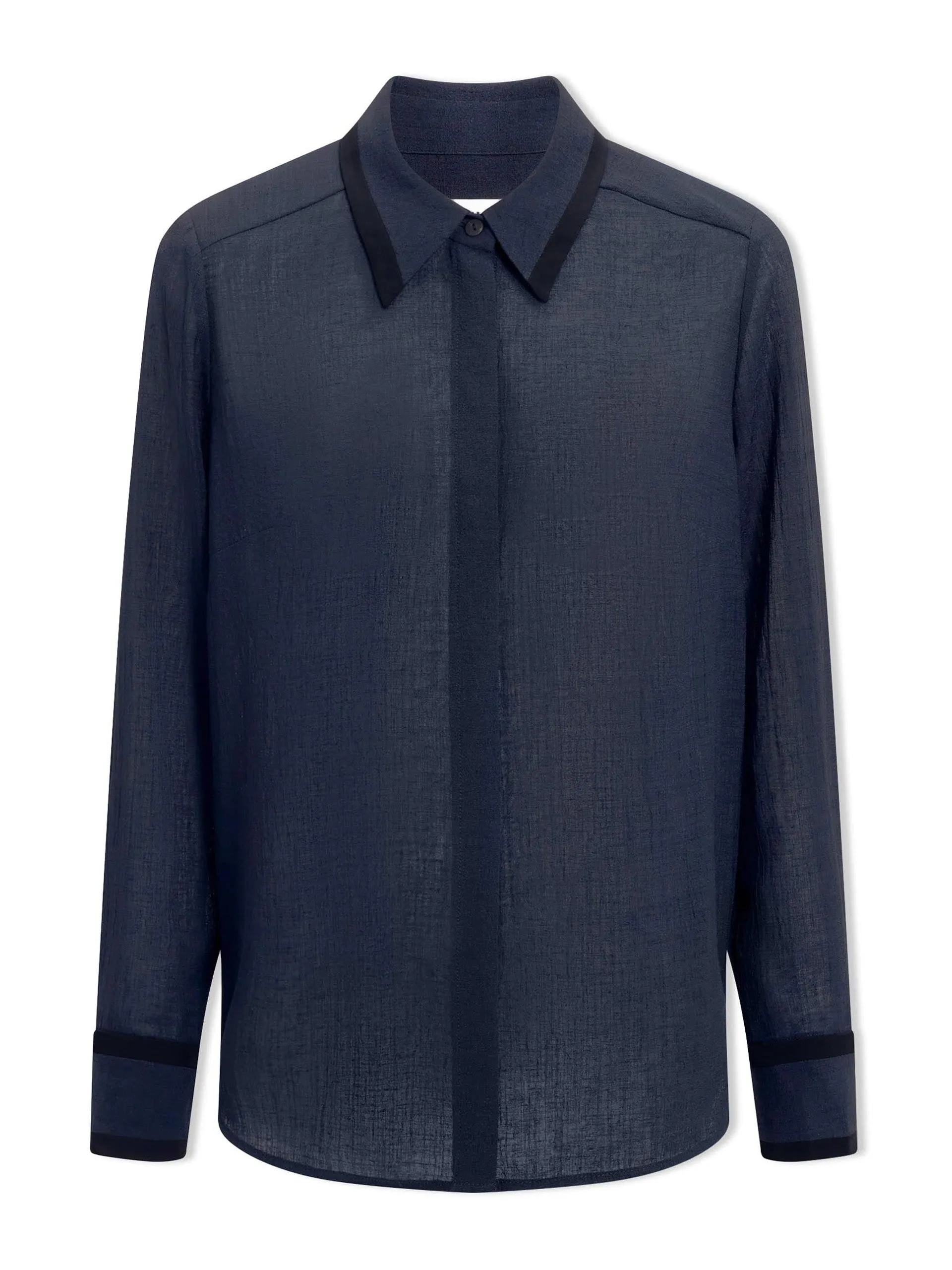 Navy Sullivan Techni Voile shirt