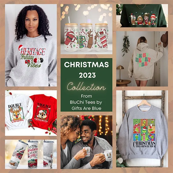 North Pole University Front and Back Sweatshirt - Christmas Sweatshirt - Sizes S to 5XL