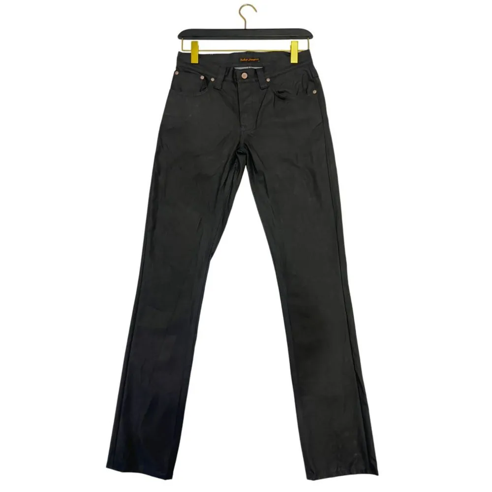 Nudie Jeans Black Cotton Men's Jeans