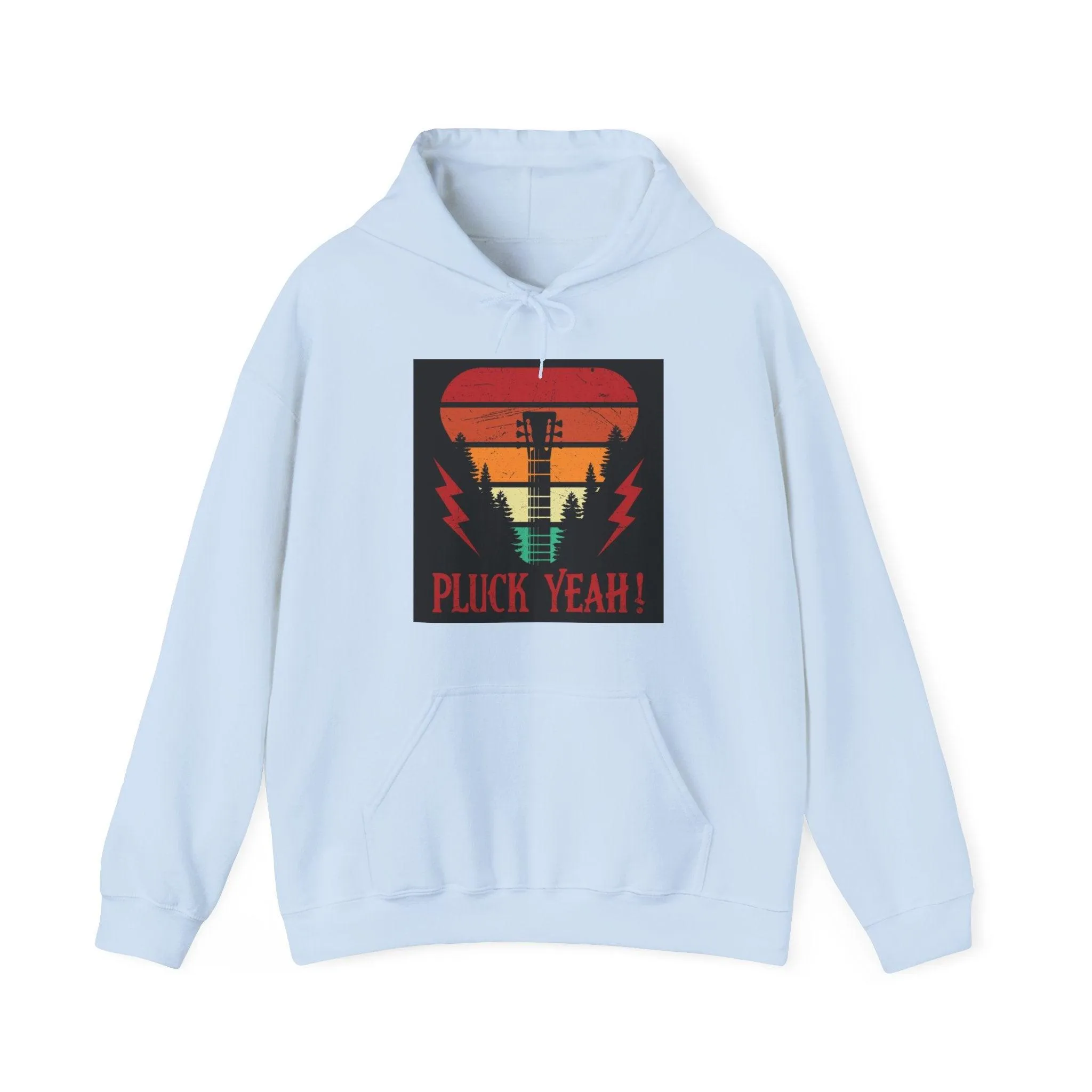 Pluck Yeah! Guitar Neck Unisex Heavy Blend™ Hooded Sweatshirt
