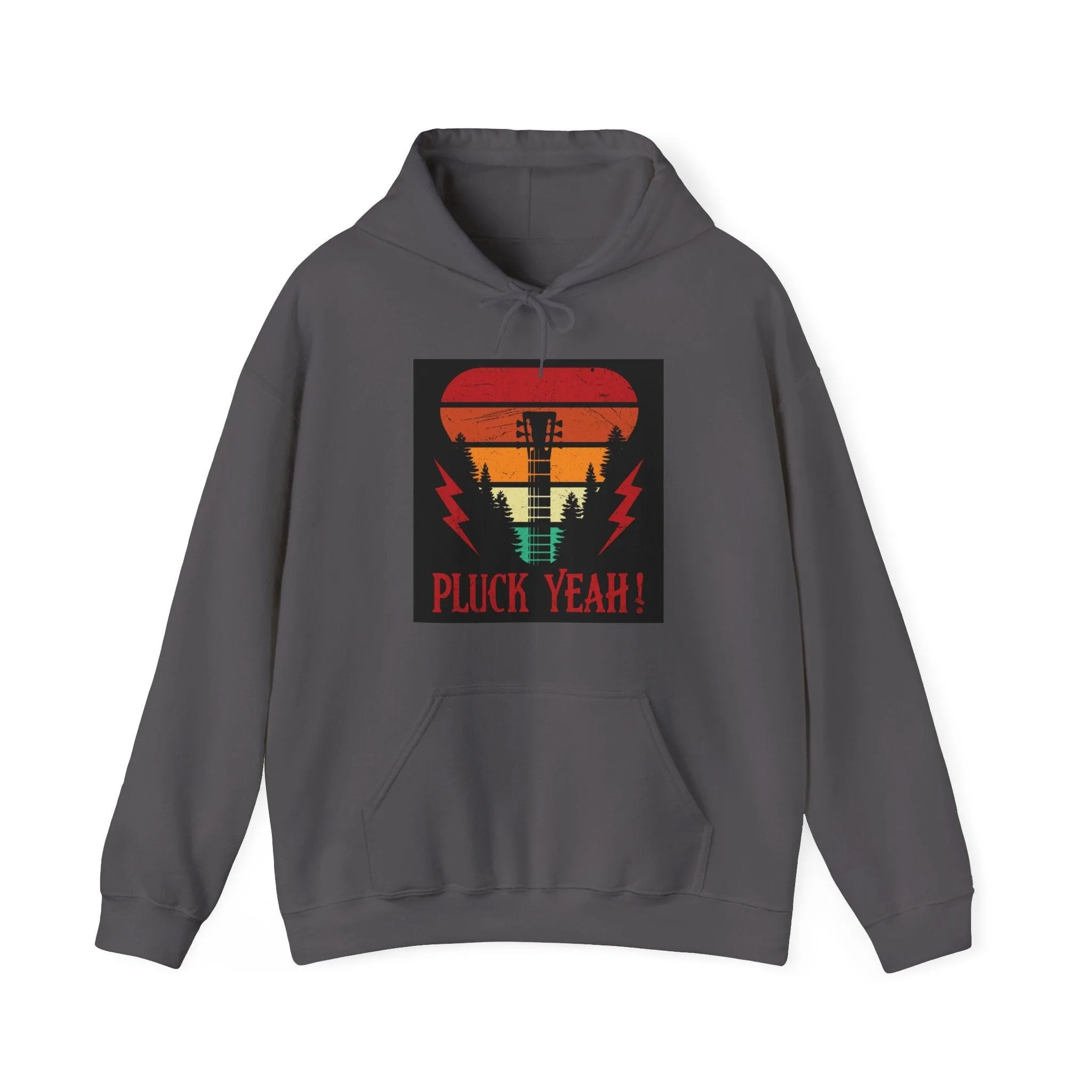 Pluck Yeah! Guitar Neck Unisex Heavy Blend™ Hooded Sweatshirt