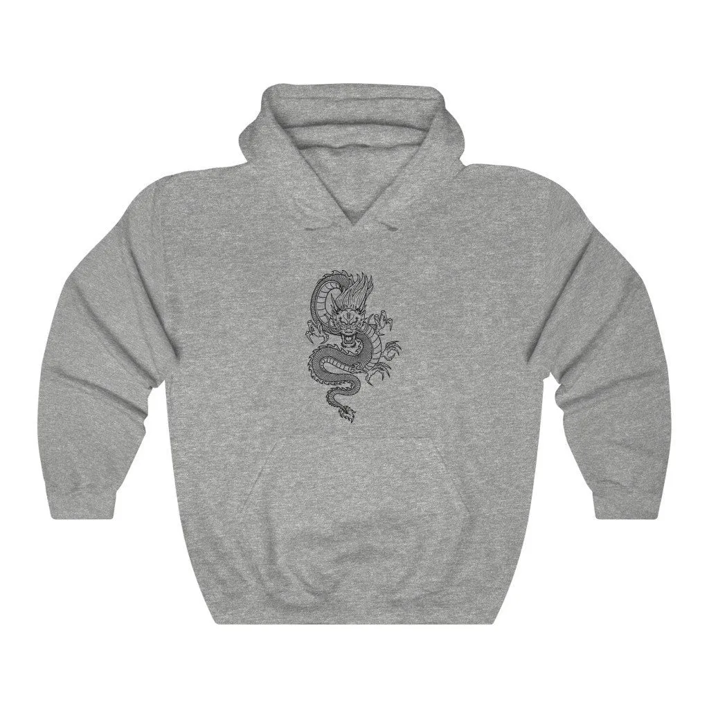 Pullover Hoodies-Dragon