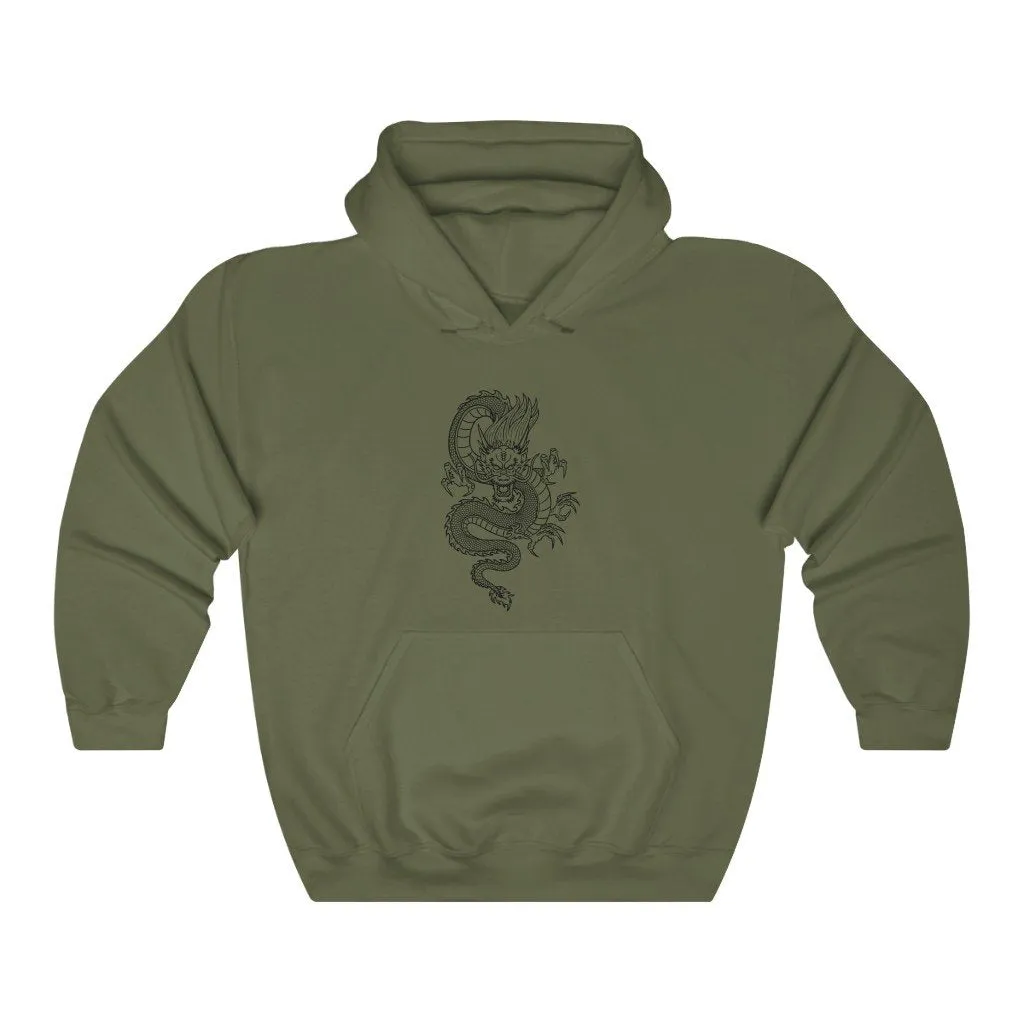 Pullover Hoodies-Dragon