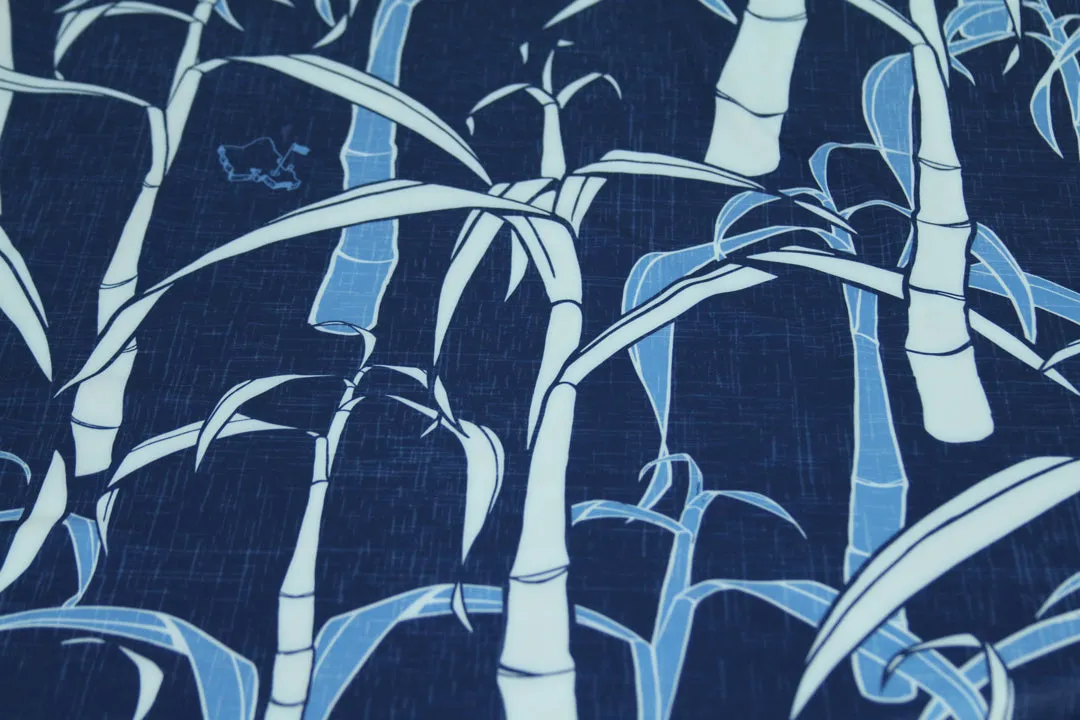 "Sugarcane Indigo Fields"- OGA Men's Polo - Indigo Blue