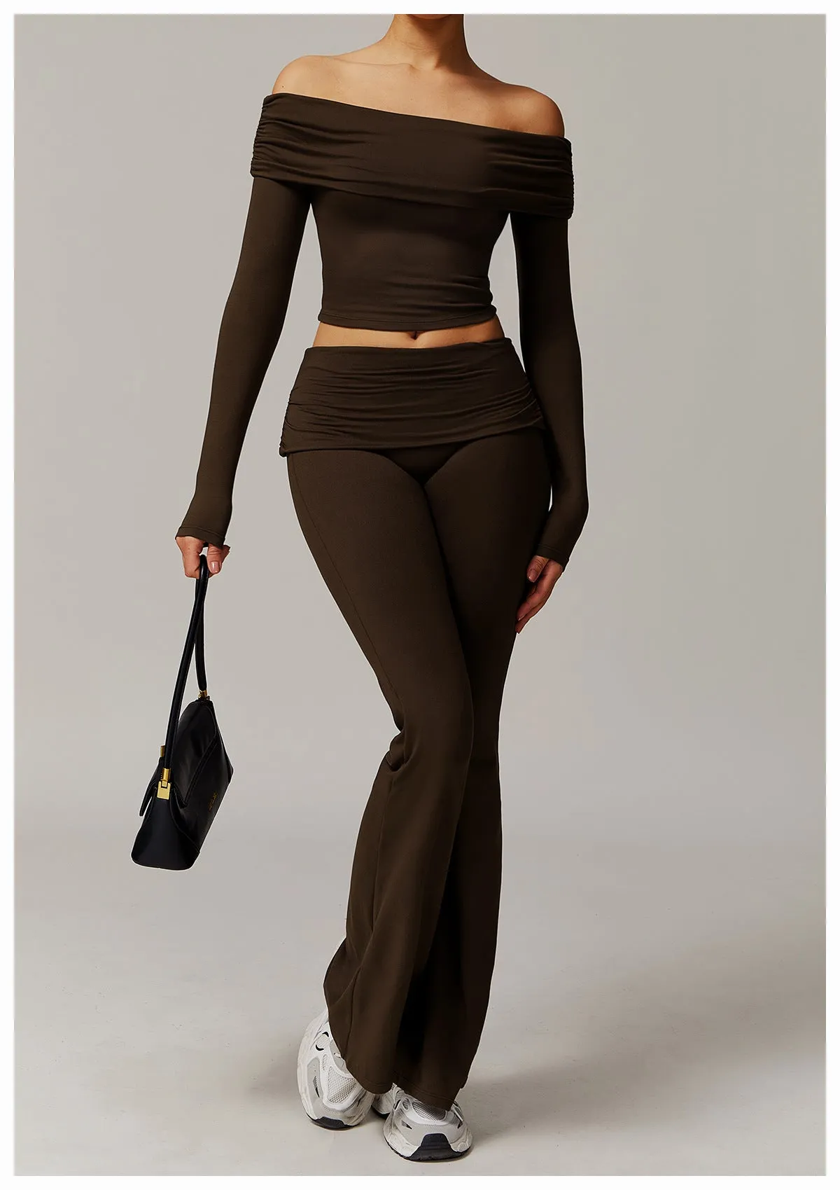 Shoulder Versatile Dance Long Sleeve