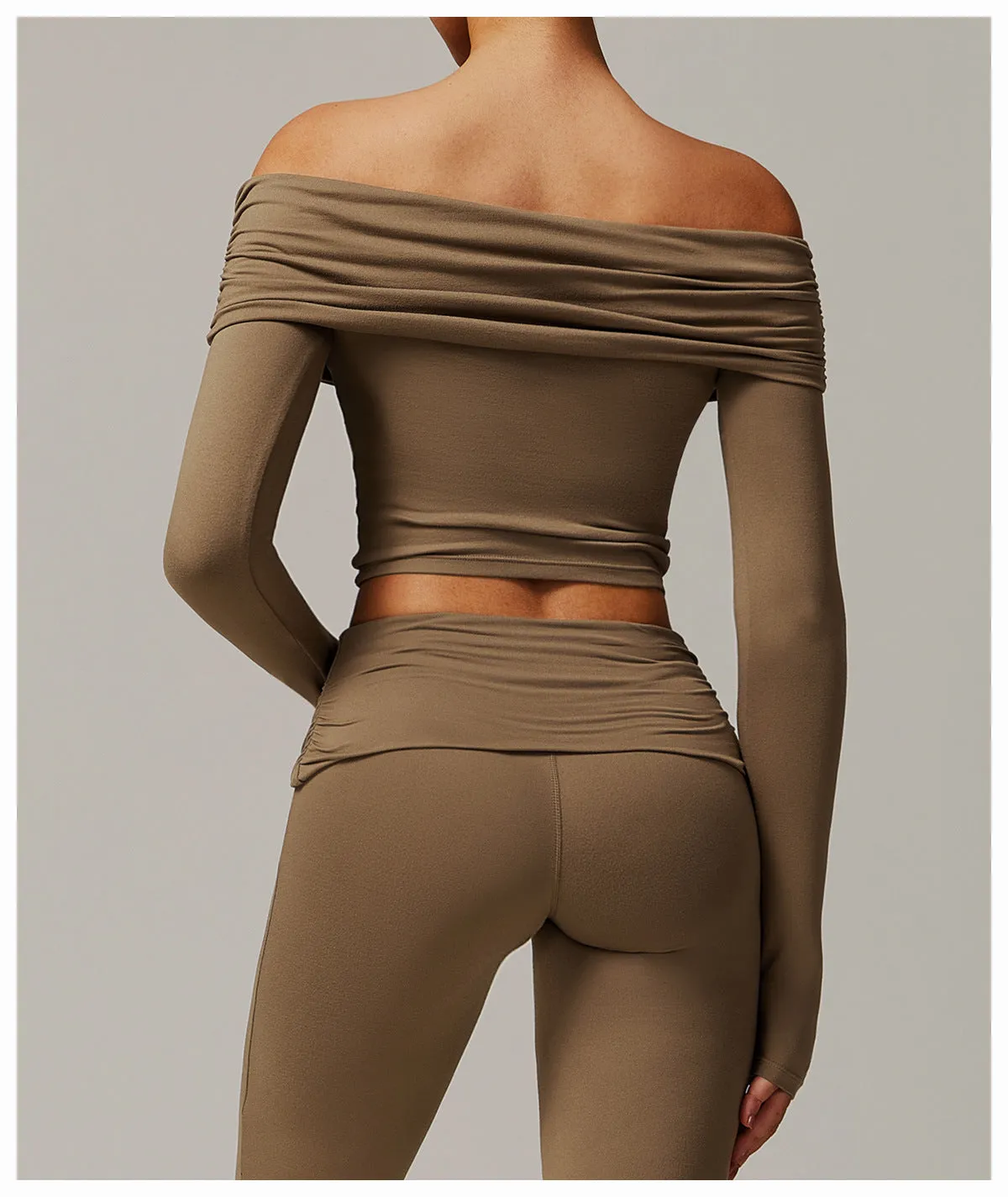 Shoulder Versatile Dance Long Sleeve