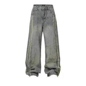 Side Tassel Stitching Pants