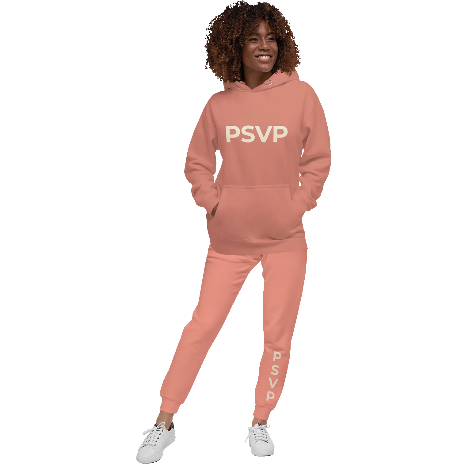 Soft Pink Hoodie - PSVP Butter Cream