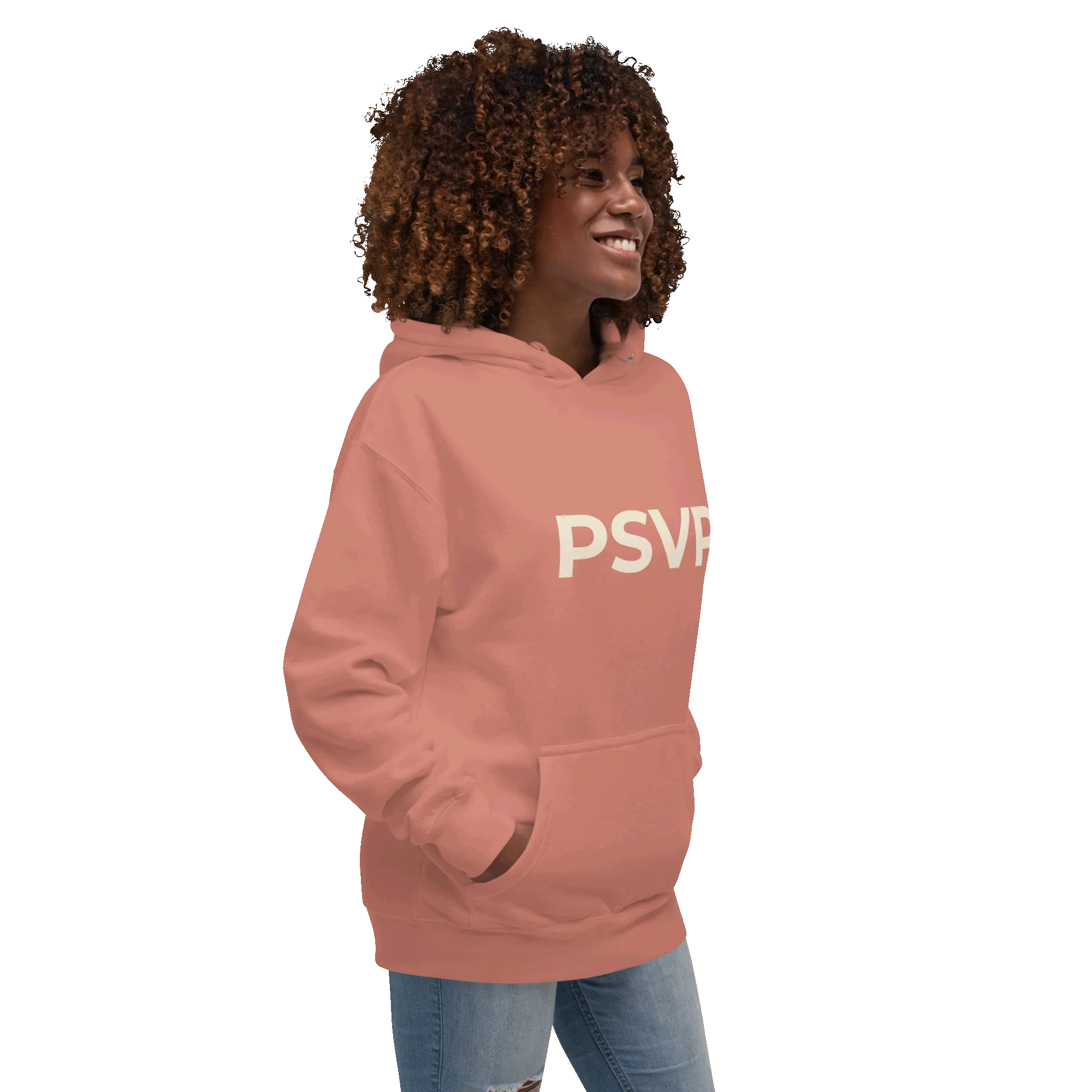 Soft Pink Hoodie - PSVP Butter Cream