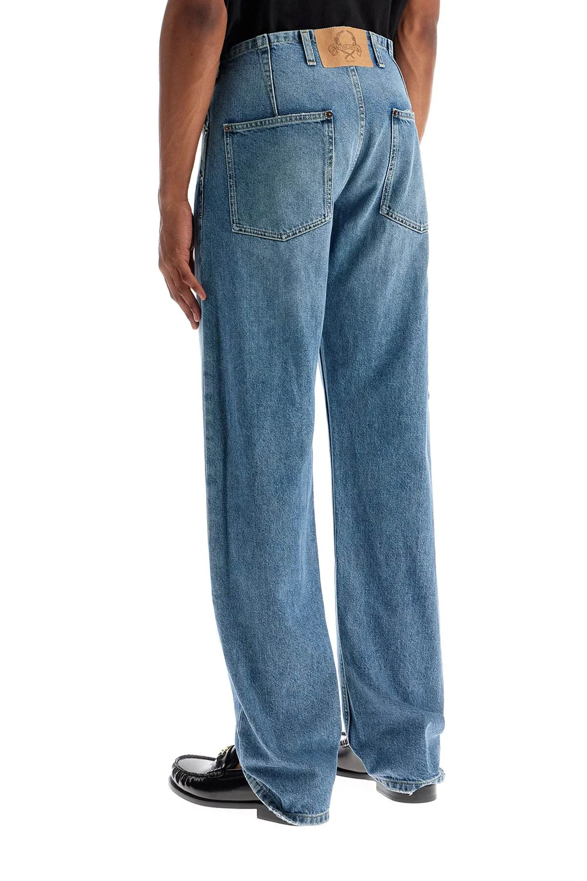 Straight Jeans Adjustable Waistband