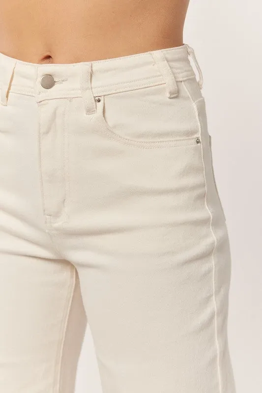 Teagan Cropped Wide Leg Jean