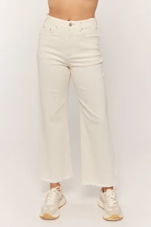 Teagan Cropped Wide Leg Jean
