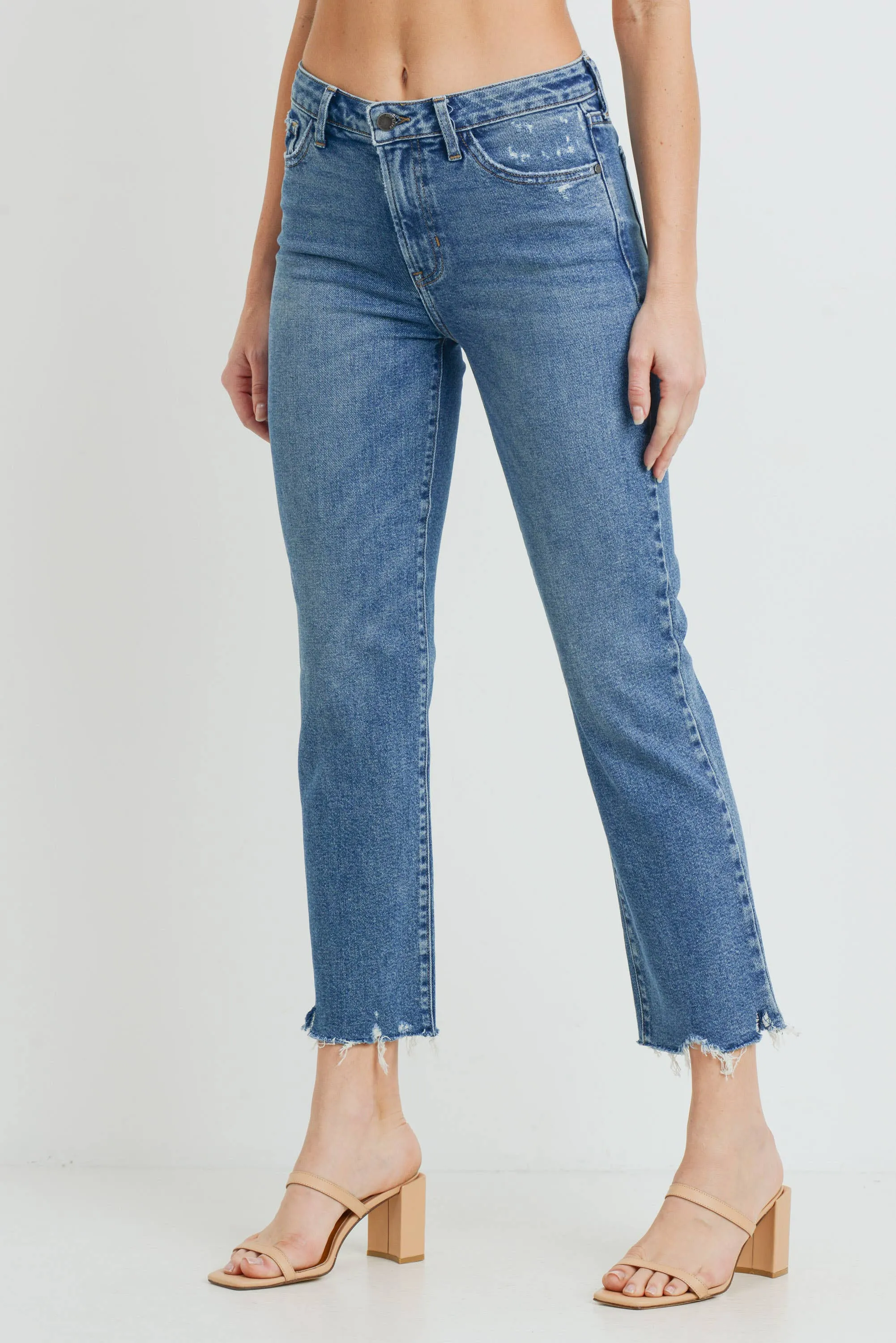 The High Rise Vintage Straight Jeans