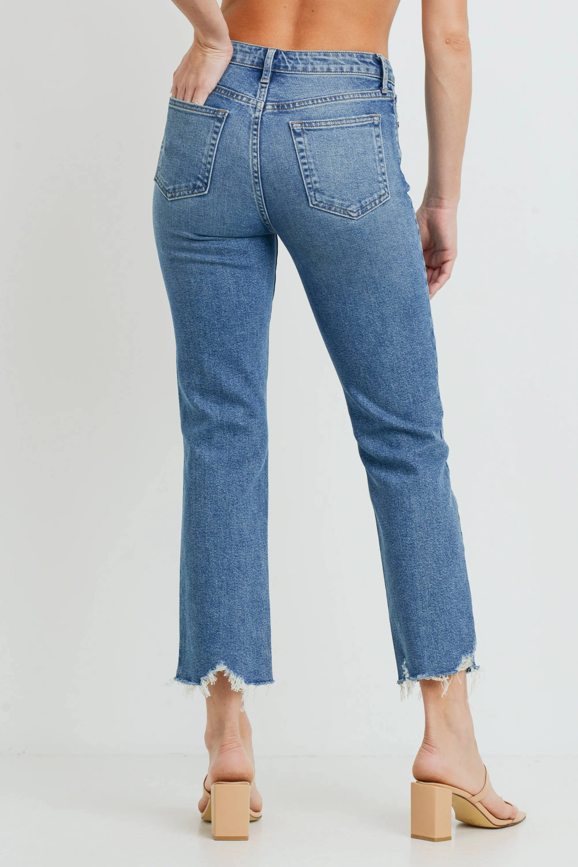The High Rise Vintage Straight Jeans