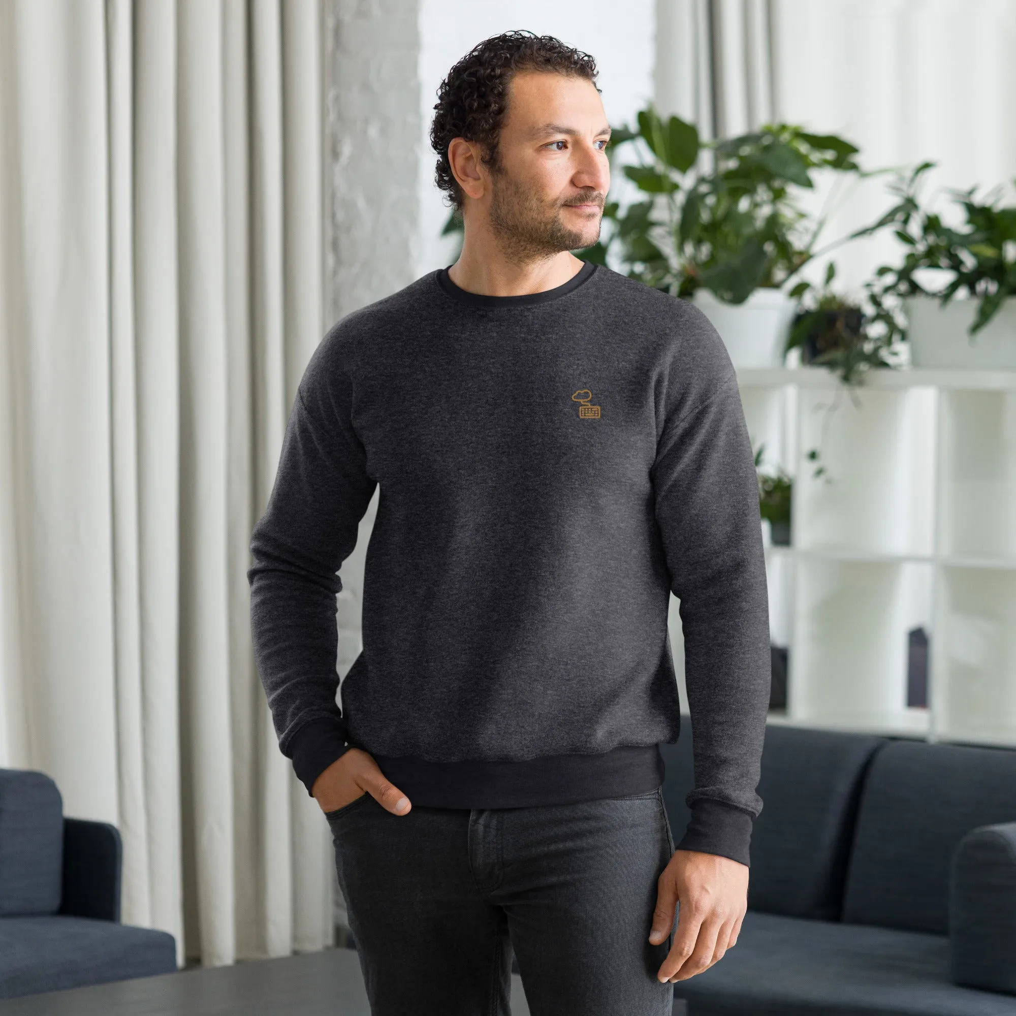 Unisex CHT Sueded Fleece Sweatshirt
