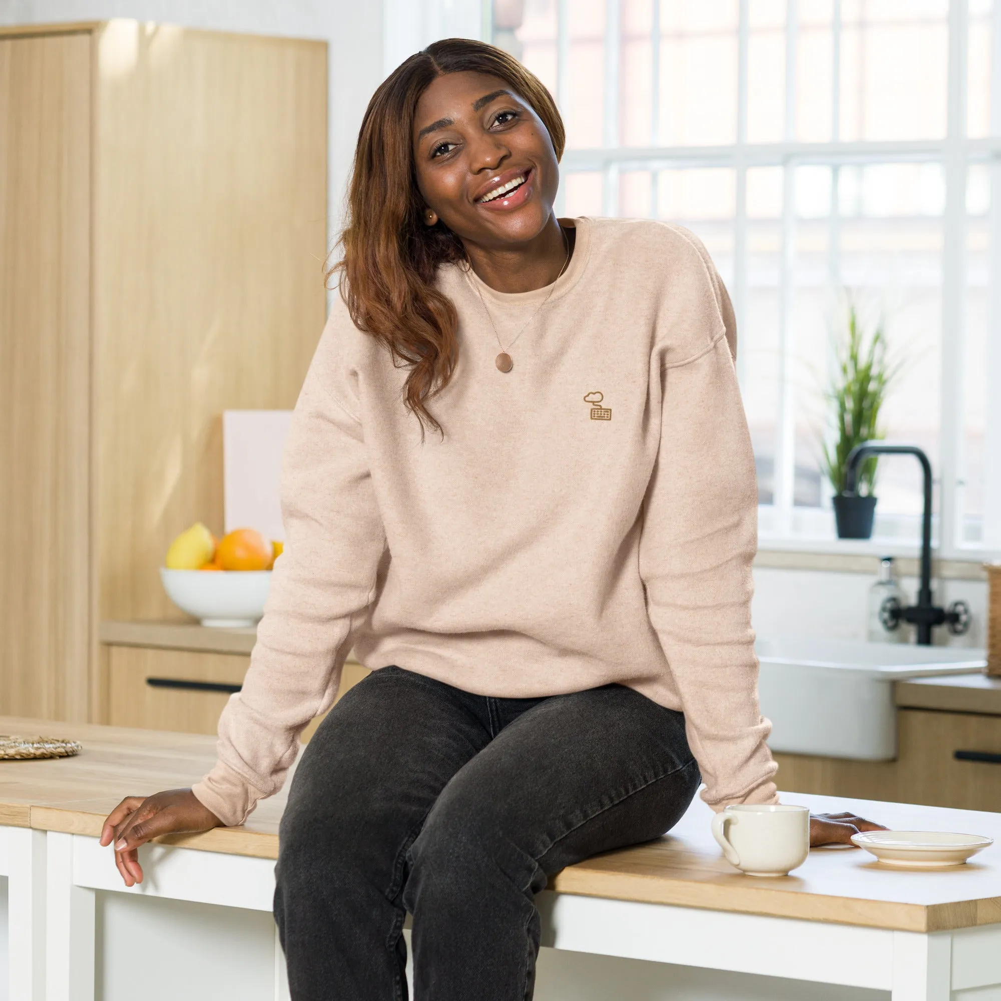 Unisex CHT Sueded Fleece Sweatshirt