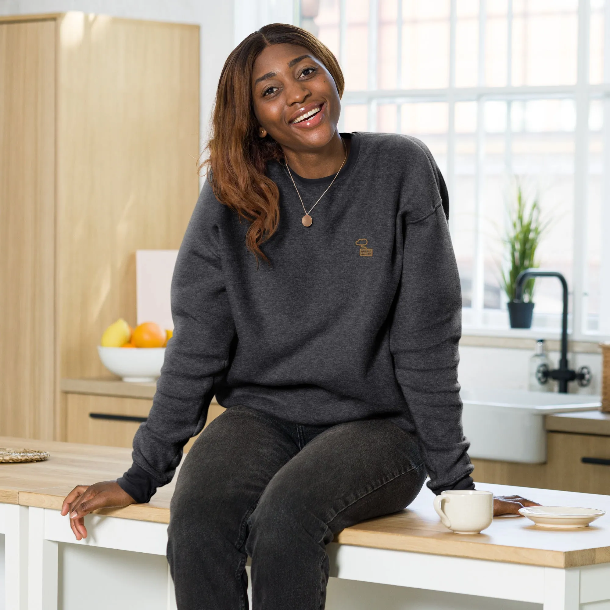 Unisex CHT Sueded Fleece Sweatshirt