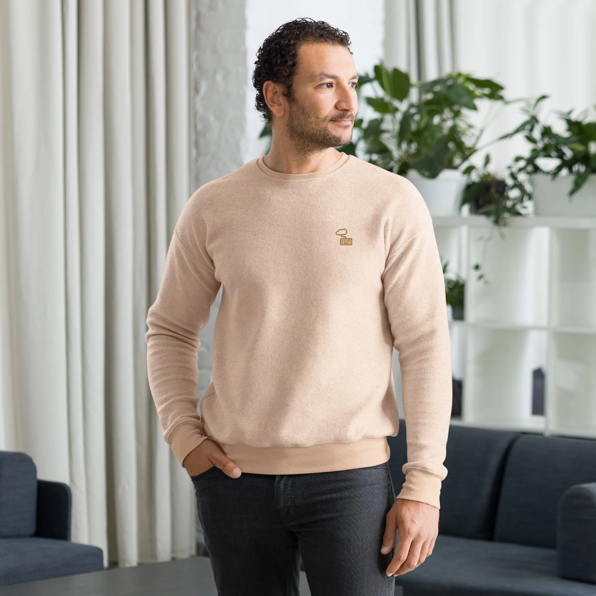 Unisex CHT Sueded Fleece Sweatshirt