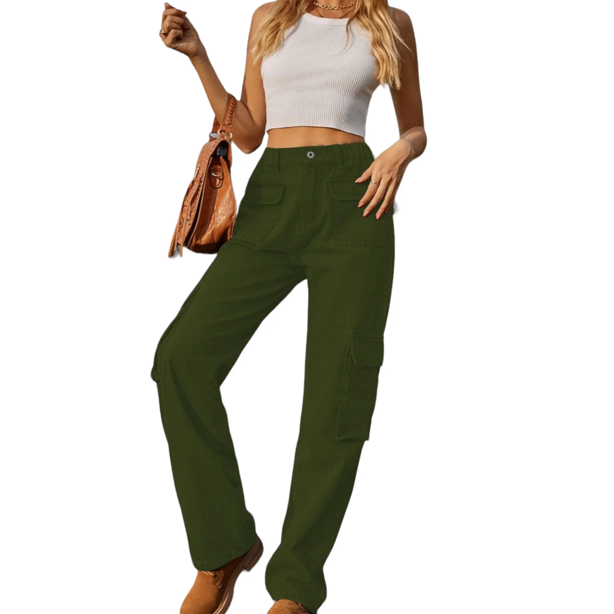 Versatile Workday Pocketed Jeans