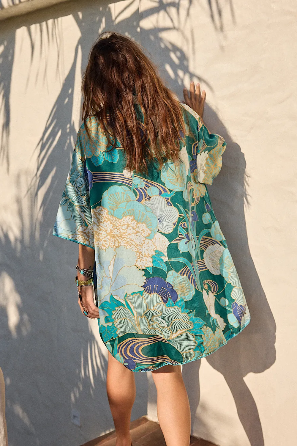 What I Did For Love Silk Satin Super Oversized Shirt