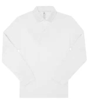 White* - B&C My Polo 180 LSL