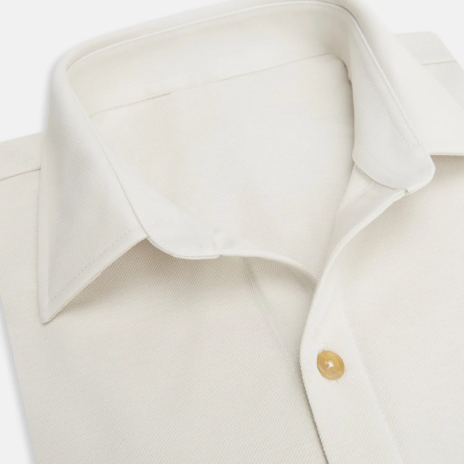 White Pique Shirt