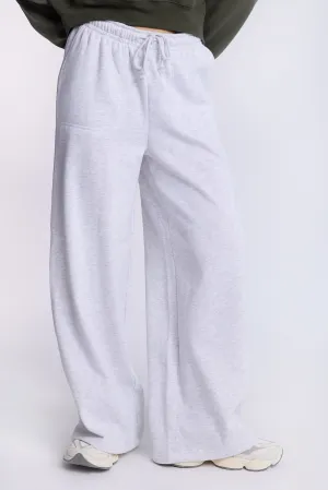 Wide Leg Baggy Fleece Pants