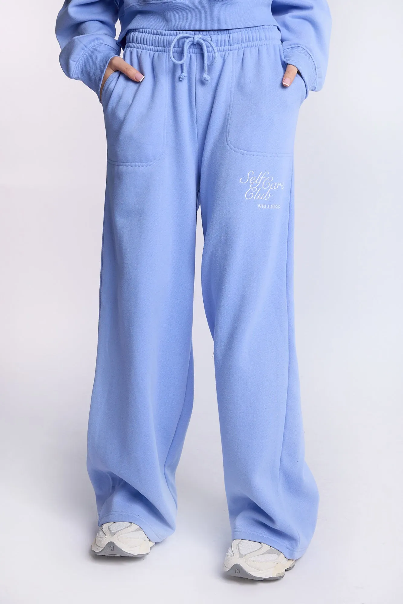 Wide Leg Baggy Fleece Pants