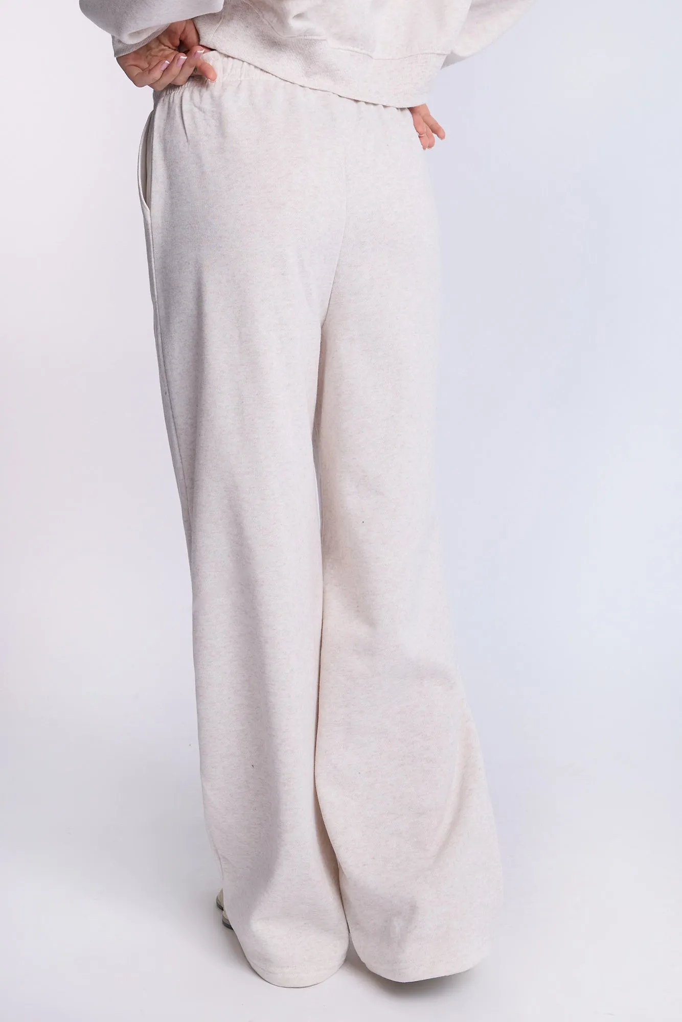 Wide Leg Baggy Fleece Pants