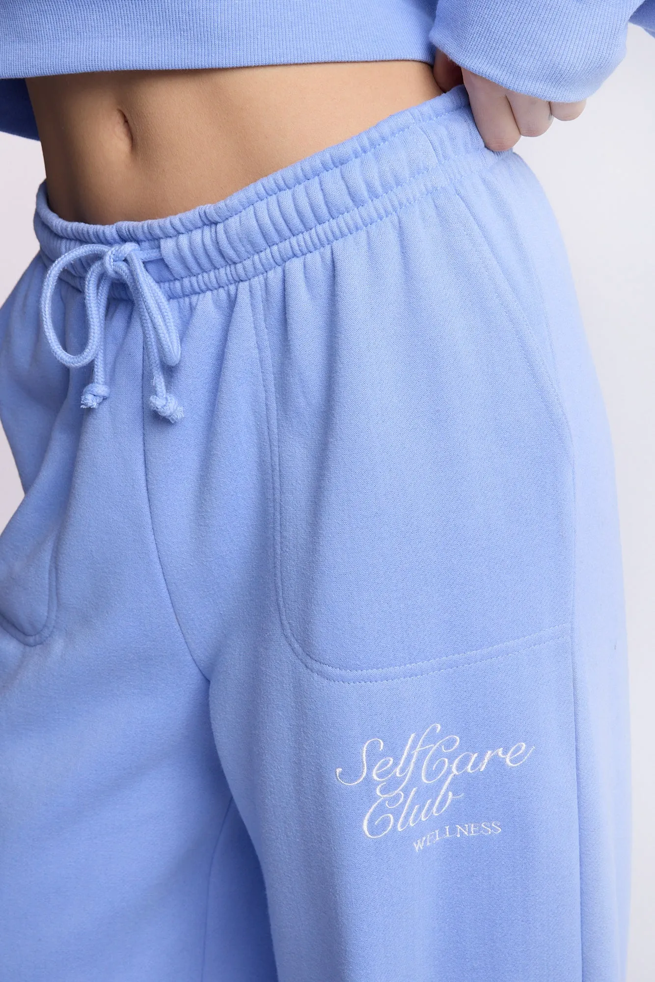 Wide Leg Baggy Fleece Pants