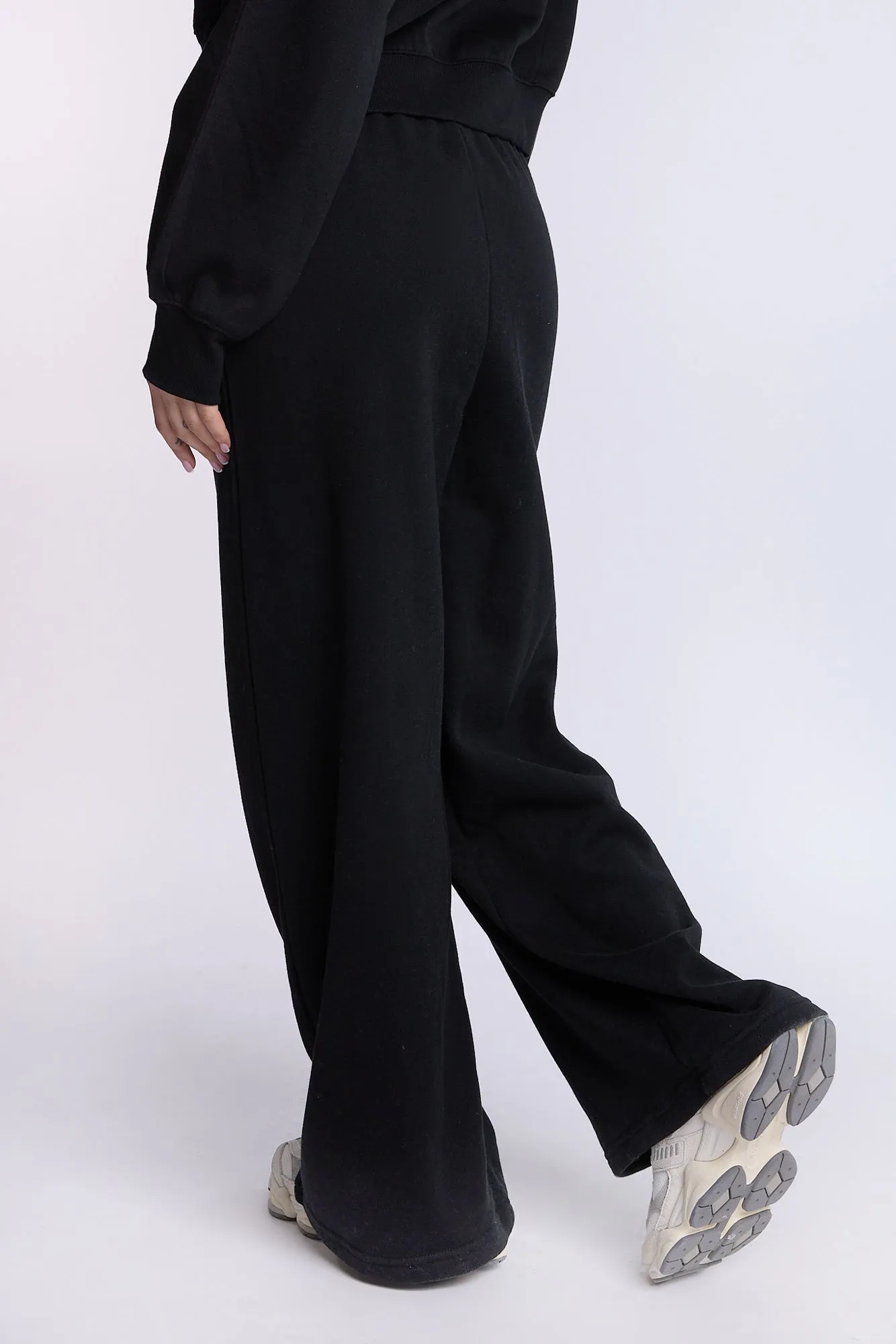 Wide Leg Baggy Fleece Pants