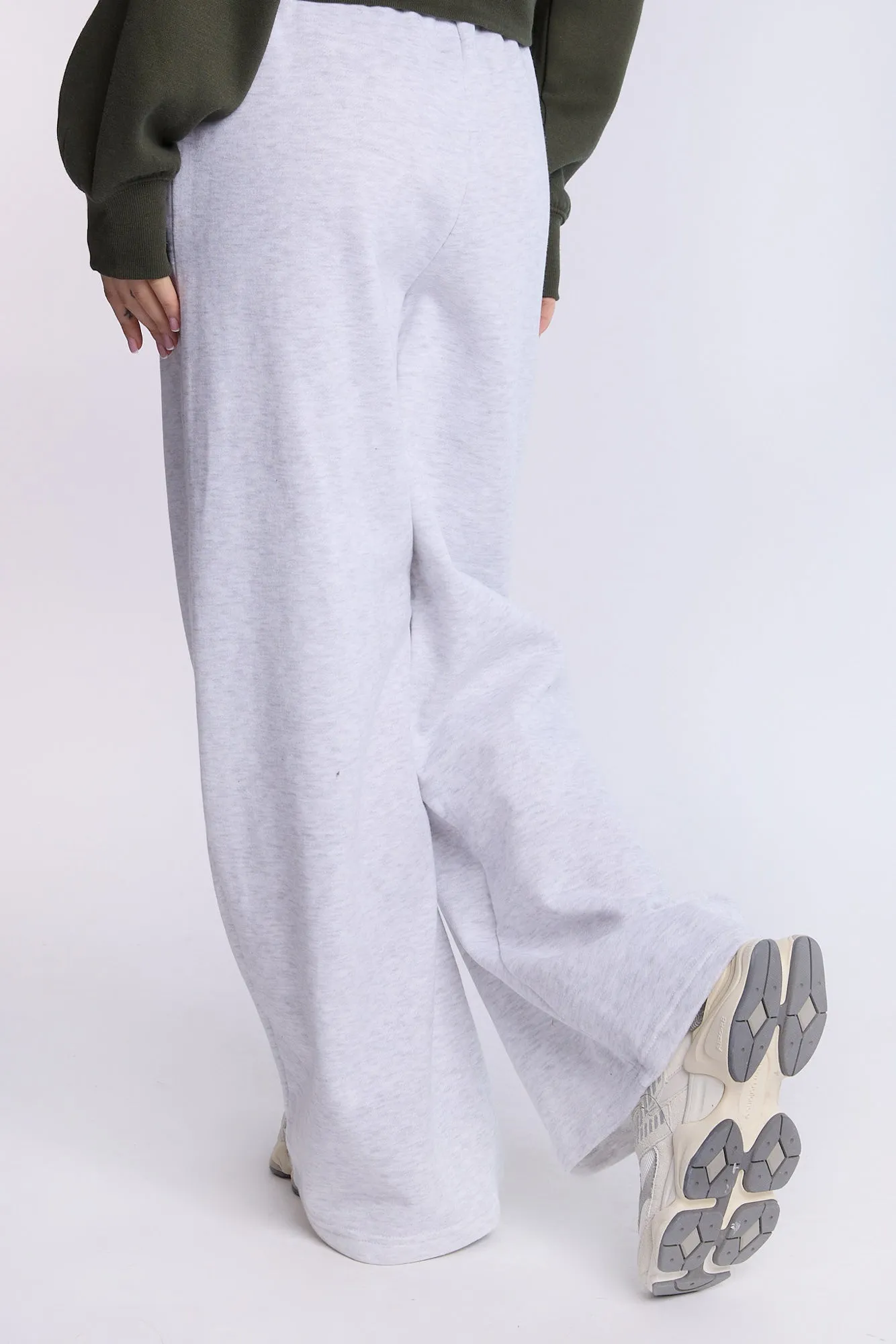 Wide Leg Baggy Fleece Pants