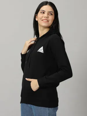 Women Logo Print Hoodie