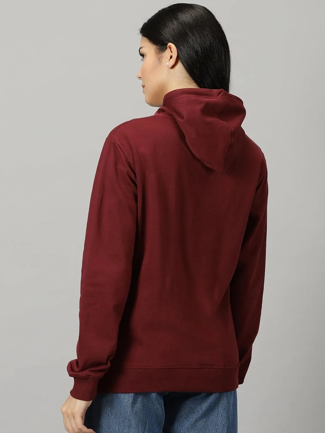 Women Logo Print Hoodie