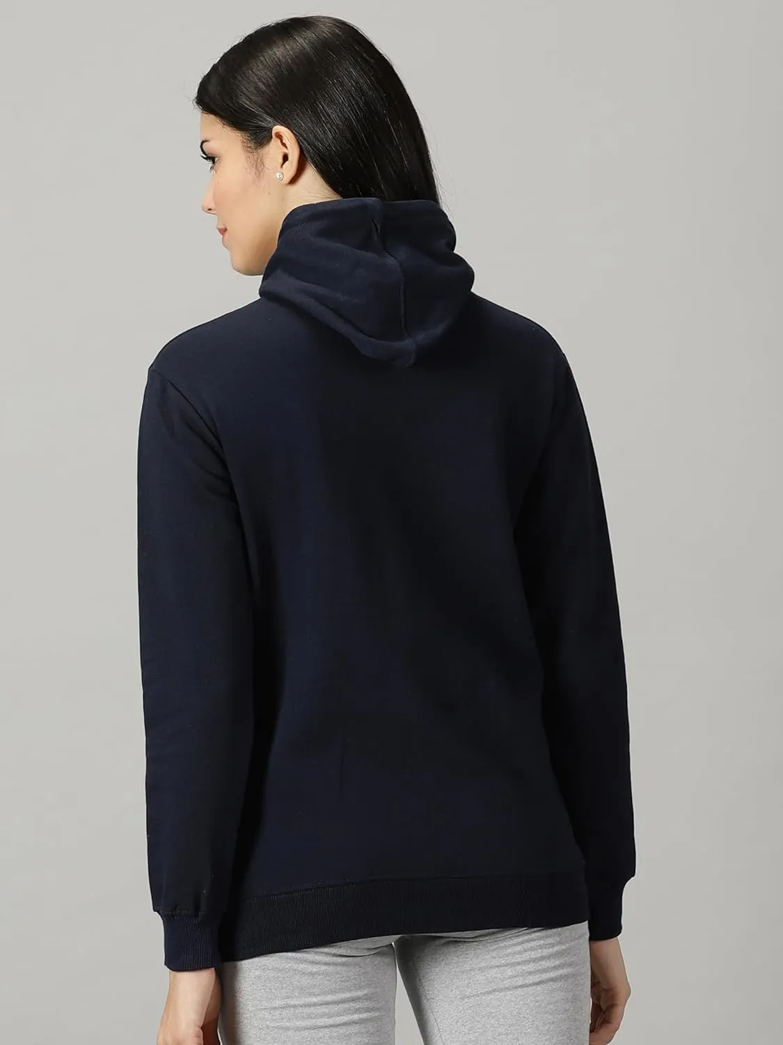 Women Logo Print Hoodie