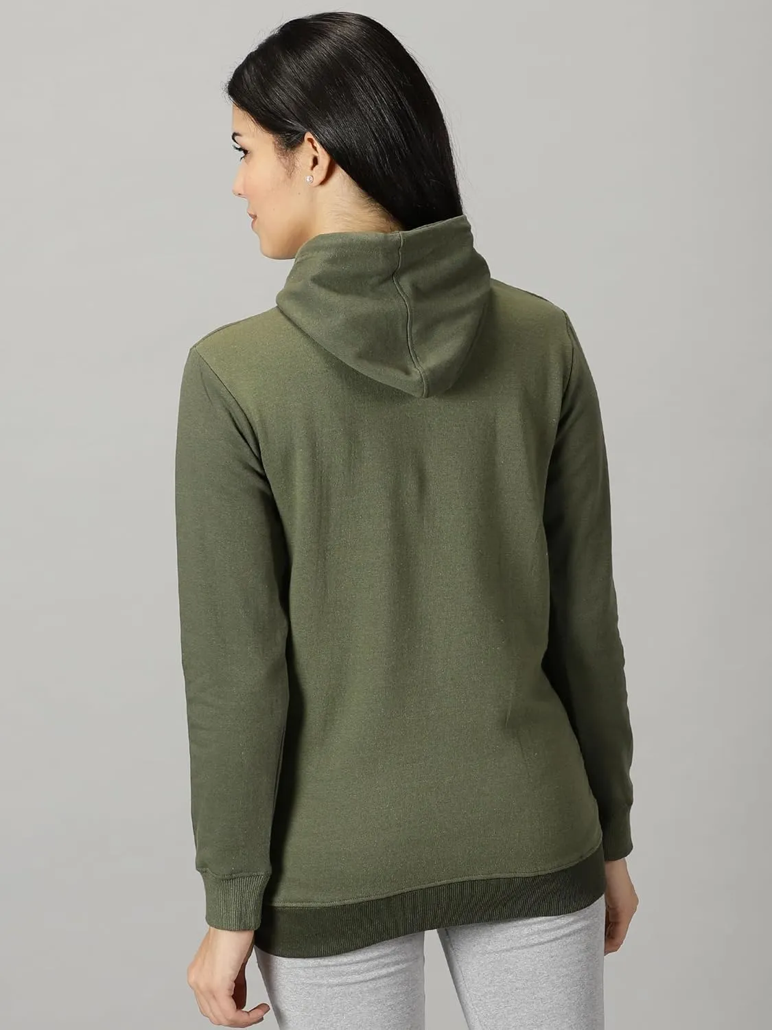 Women Logo Print Hoodie