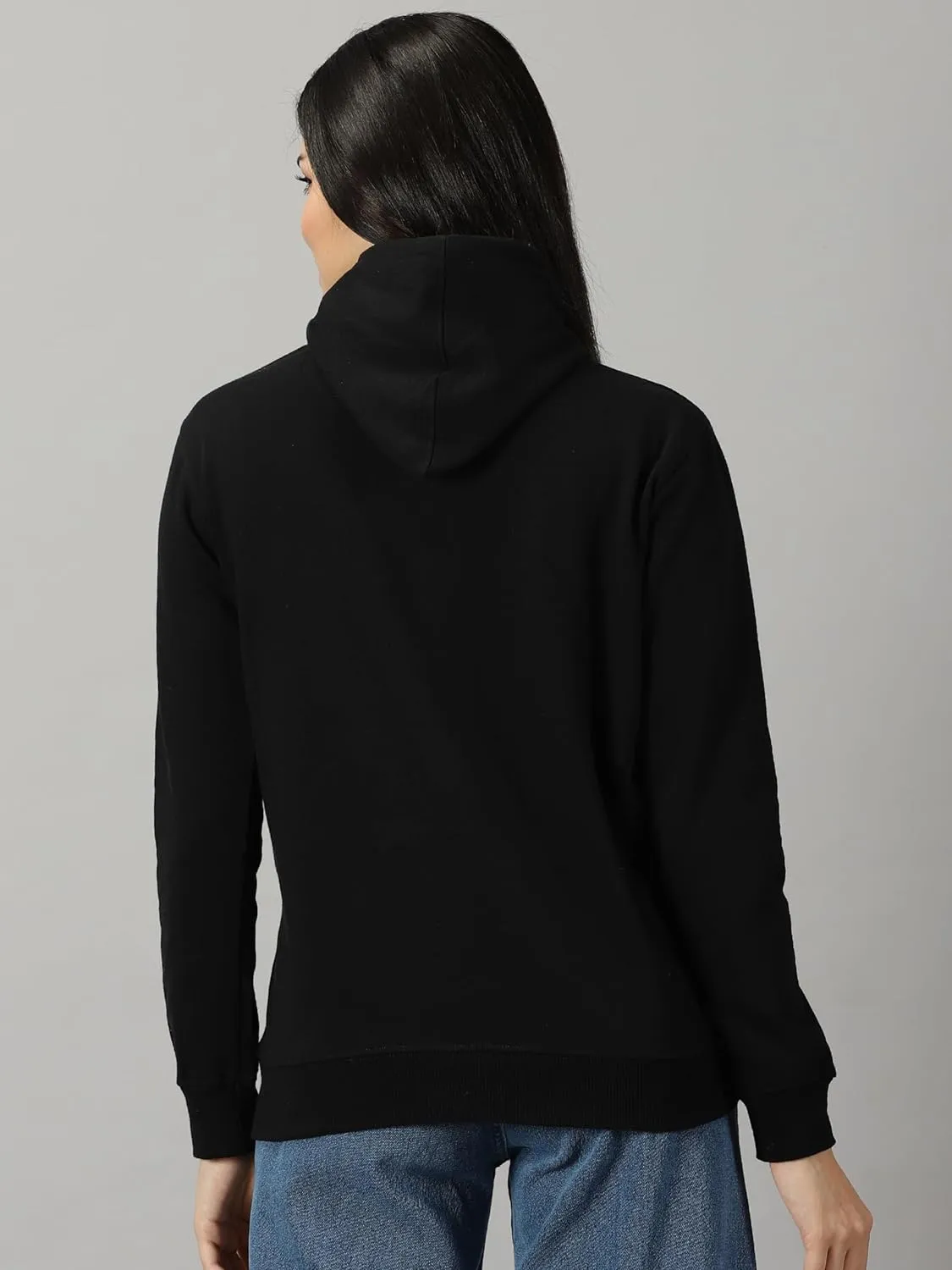 Women Logo Print Hoodie
